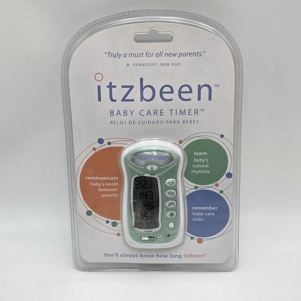 Itzbeen Baby Care Timer WD68 White Nursery Feeding Diaper Sleep Tracker New